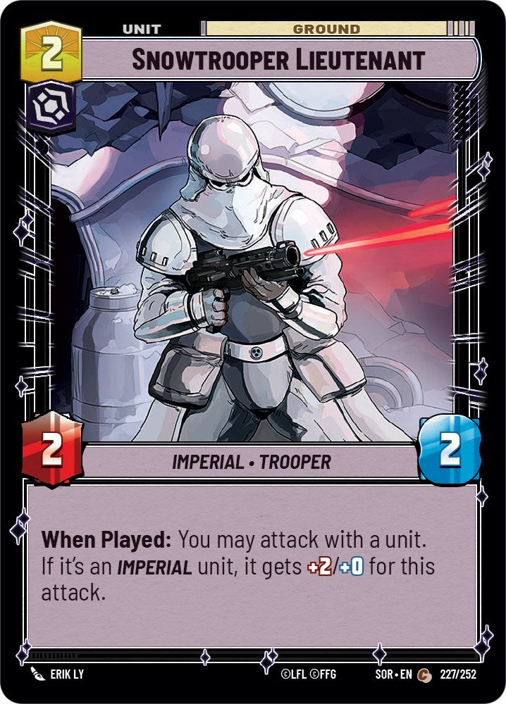 Snowtrooper Lieutenant (227/252) [Spark of Rebellion] 