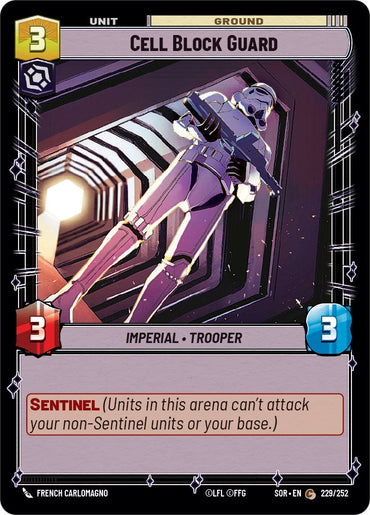 Cell Block Guard (229/252) [Spark of Rebellion] 