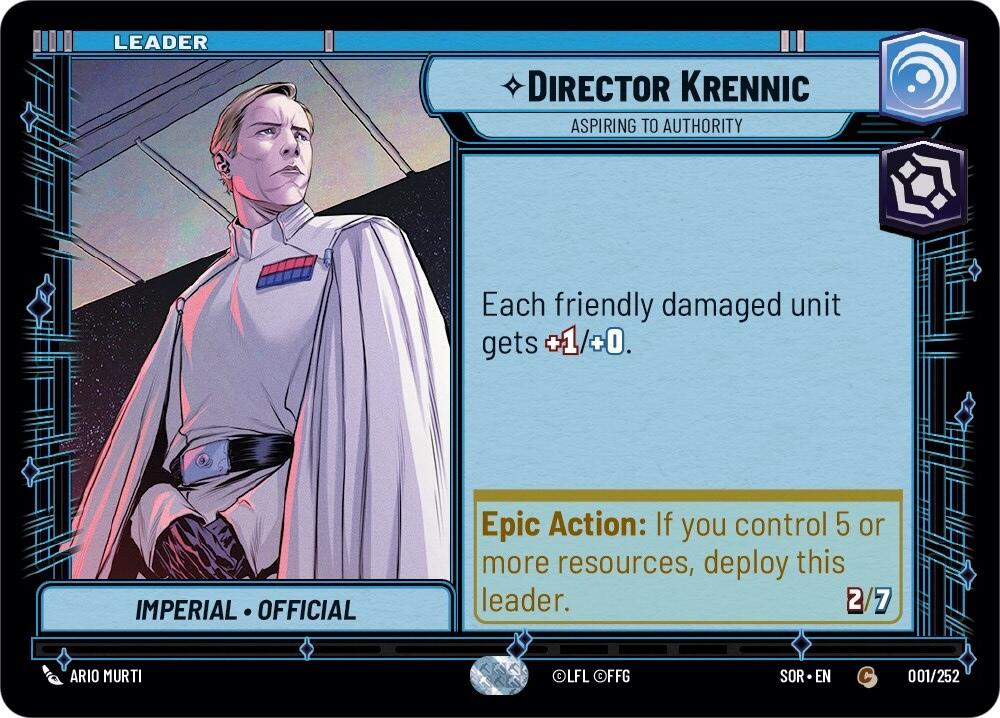 Director Krennic - Aspiring to Authority (001/252) [Spark of Rebellion] 