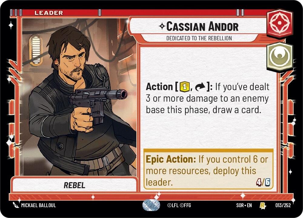 Cassian Andor - Dedicated to the Rebellion (013/252) [Spark of Rebellion] 