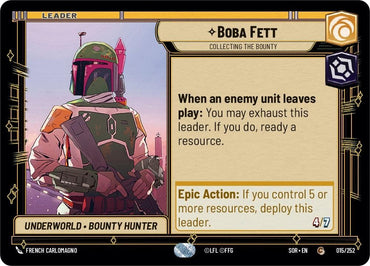 Boba Fett - Collecting the Bounty (015/252) [Spark of Rebellion] 