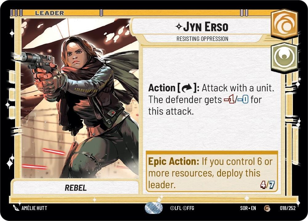 Jyn Erso - Resisting Oppression (018/252) [Spark of Rebellion] 