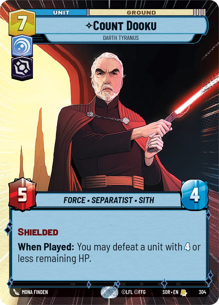 Count Dooku - Darth Tyranus (Hyperspace) (304) [Spark of Rebellion] 