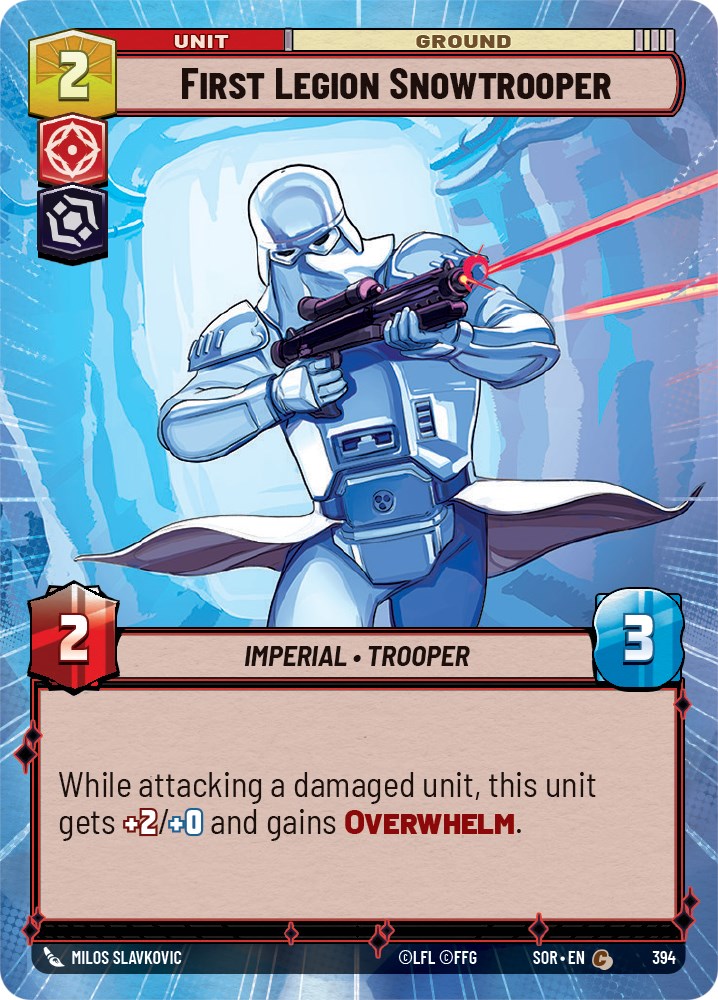 First Legion Snowtrooper (Hyperspace) (394) [Spark of Rebellion] 