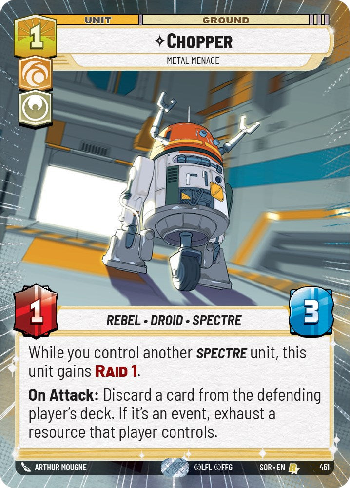 Chopper - Metal Menace (Hyperspace) (451) [Spark of Rebellion] 
