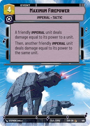 Maximum Firepower (Hyperspace) (494) [Spark of Rebellion] 