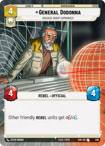 General Dodonna - Massassi Group Commander (Hyperspace) (500) [Spark of Rebellion] 