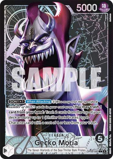 Gecko Moria (Alternate Art) [Wings of the Captain] 