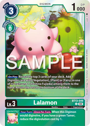 Lalamon [BT13-049] (Event Pack 6) [Versus Royal Knights Promos] 