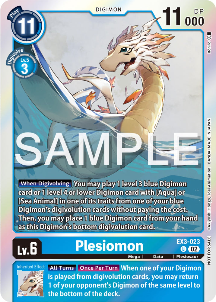 Plesiomon [EX3-023] (Event Pack 6) [Draconic Roar Promos] 