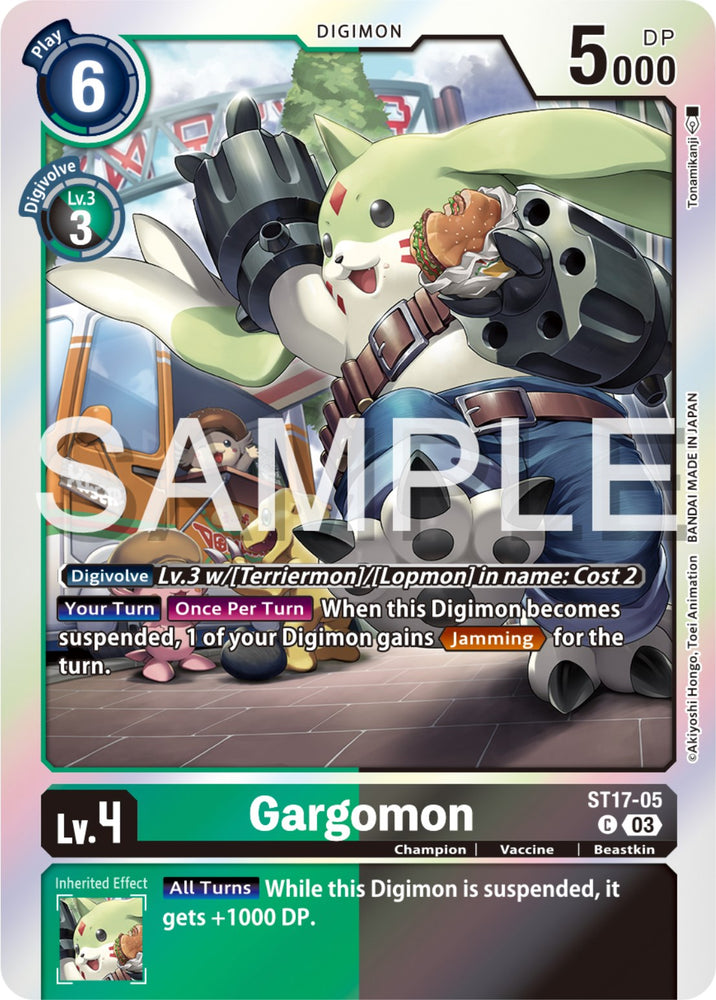 Gargomon [ST17-05] [Starter Deck: Double Typhoon Advanced Deck Set] 