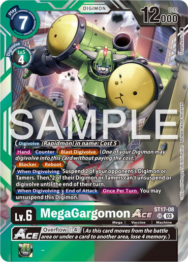 MegaGargomon Ace [ST17-08] [Starter Deck: Double Typhoon Advanced Deck Set] 