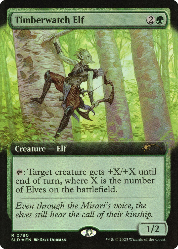 Timberwatch Elf (Extended Art) [Secret Lair Drop Series] 