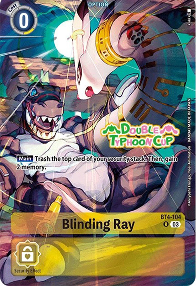 Blinding Ray [BT4-104] (Bonus Pack) [Starter Deck: Double Typhoon Advanced Deck Set Pre-Release Cards] 
