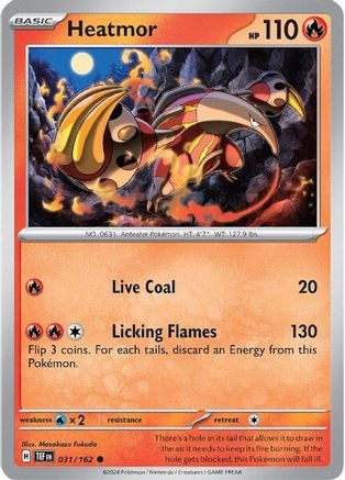 Heatmor (031/162) [Scarlet &amp; Violet: Temporal Forces] 