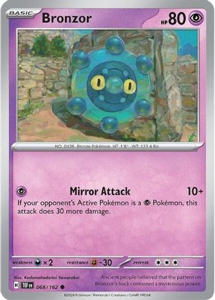 Bronzor (068/162) [Scarlet &amp; Violet: Temporal Forces] 
