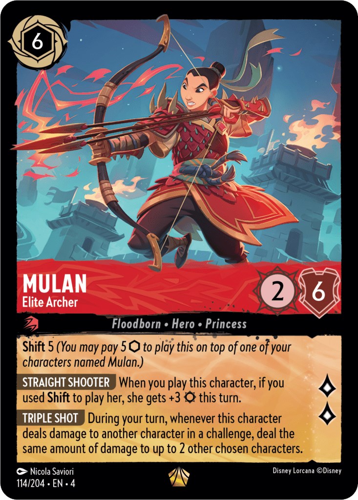 Mulan - Elite Archer (114/204) [Ursula's Return] 