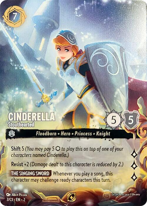 Cinderella - Stouthearted (3) [Promo Cards] 