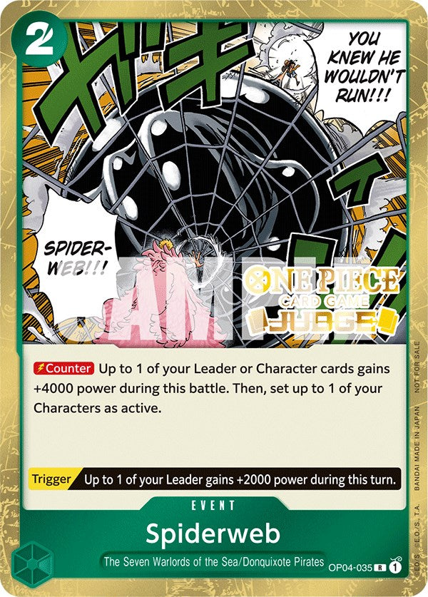 Spiderweb (Judge Pack Vol. 3) [One Piece Promotion Cards] 