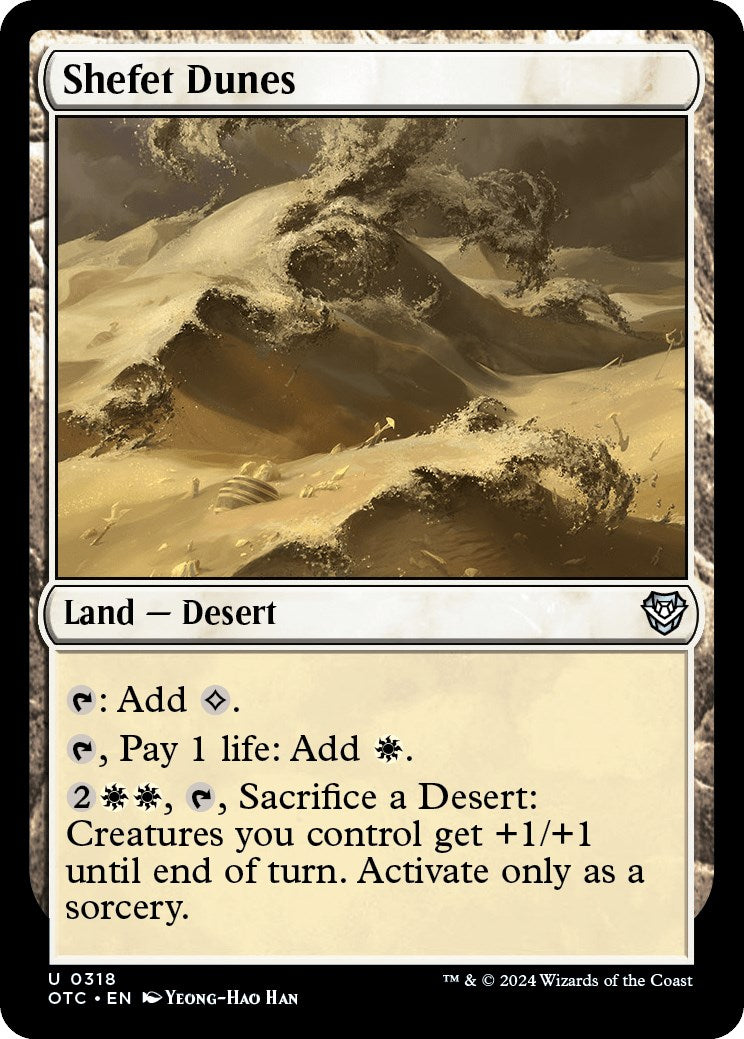 Shefet Dunes [Outlaws of Thunder Junction Commander] 