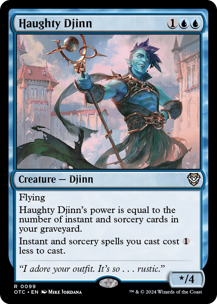 Haughty Djinn [Outlaws of Thunder Junction Commander] 