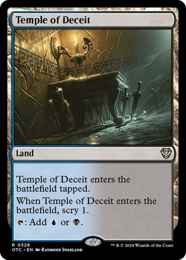 Temple of Deceit [Outlaws of Thunder Junction Commander] 