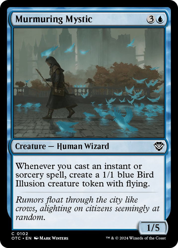 Murmuring Mystic [Outlaws of Thunder Junction Commander] 