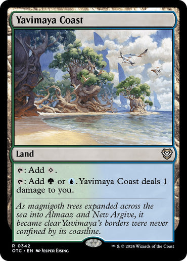 Yavimaya Coast [Outlaws of Thunder Junction Commander] 