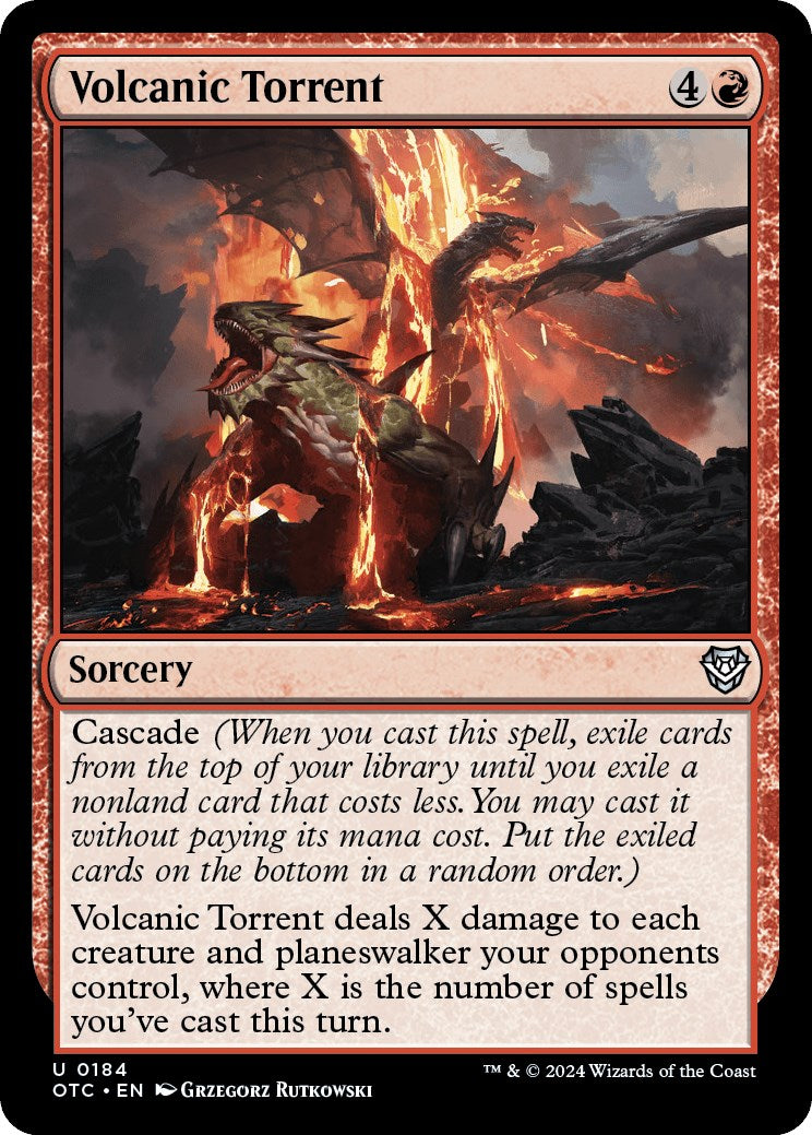 Volcanic Torrent [Outlaws of Thunder Junction Commander] 