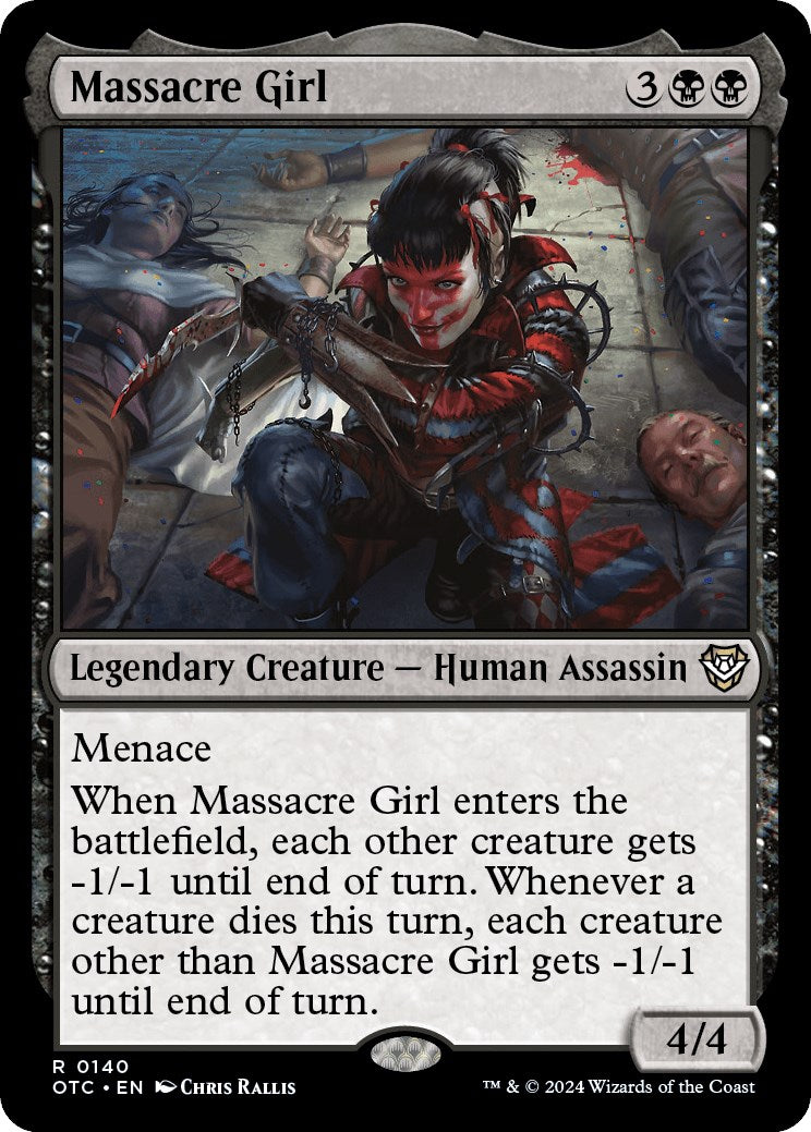 Massacre Girl [Outlaws of Thunder Junction Commander] 