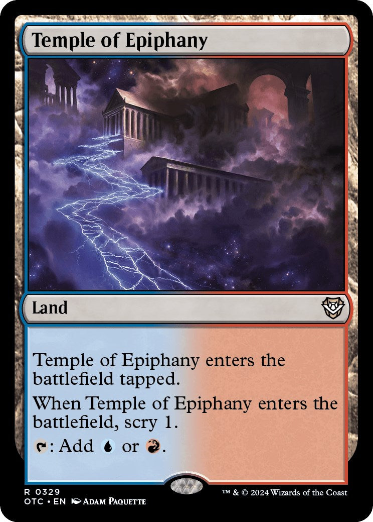 Temple of Epiphany [Outlaws of Thunder Junction Commander] 