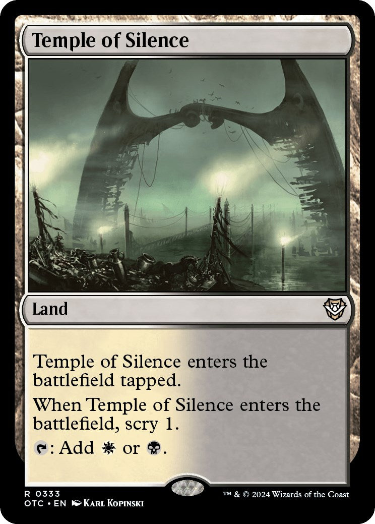 Temple of Silence [Outlaws of Thunder Junction Commander] 