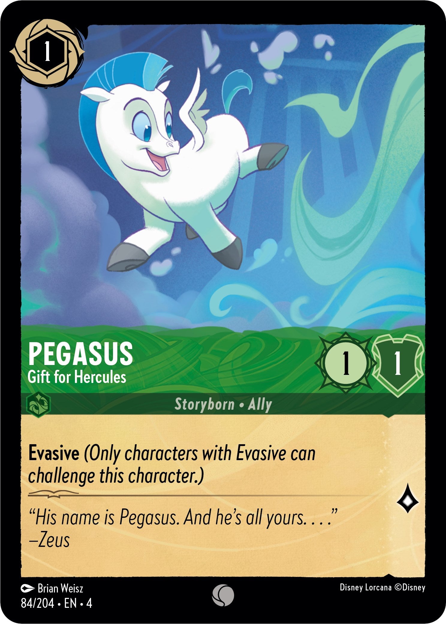 Pegasus - Gift for Hercules (84/204) [Ursula's Return] 