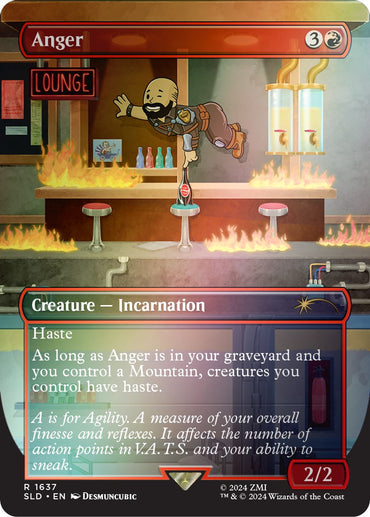 Anger (Rainbow Foil) [Secret Lair Drop Series] 