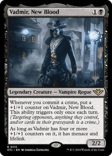 Vadmir, New Blood (Promo Pack) [Outlaws of Thunder Junction Promos] 