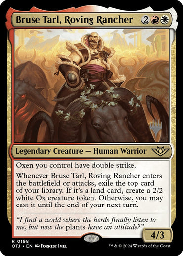 Bruse Tarl, Roving Rancher (Promo Pack) [Outlaws of Thunder Junction Promos] 