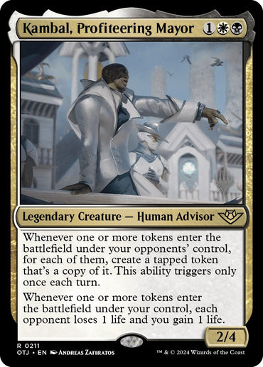 Kambal, Profiteering Mayor (Promo Pack) [Outlaws of Thunder Junction Promos] 