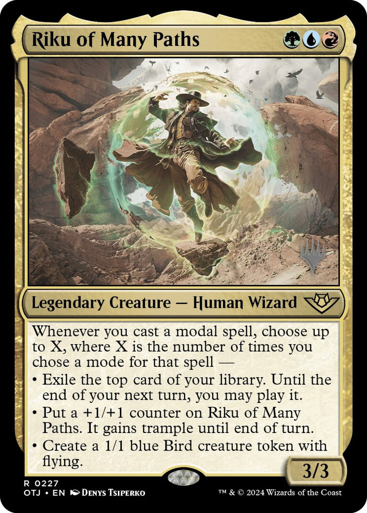 Riku of Many Paths (Promo Pack) [Outlaws of Thunder Junction Promos] 