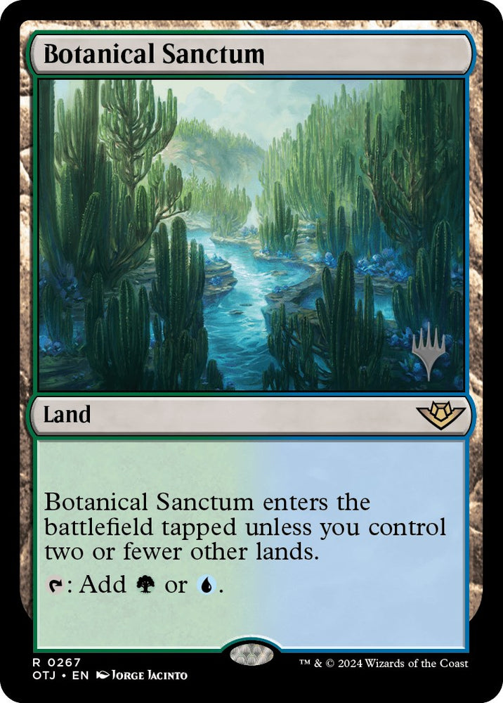 Botanical Sanctum (Promo Pack) [Outlaws of Thunder Junction Promos] 