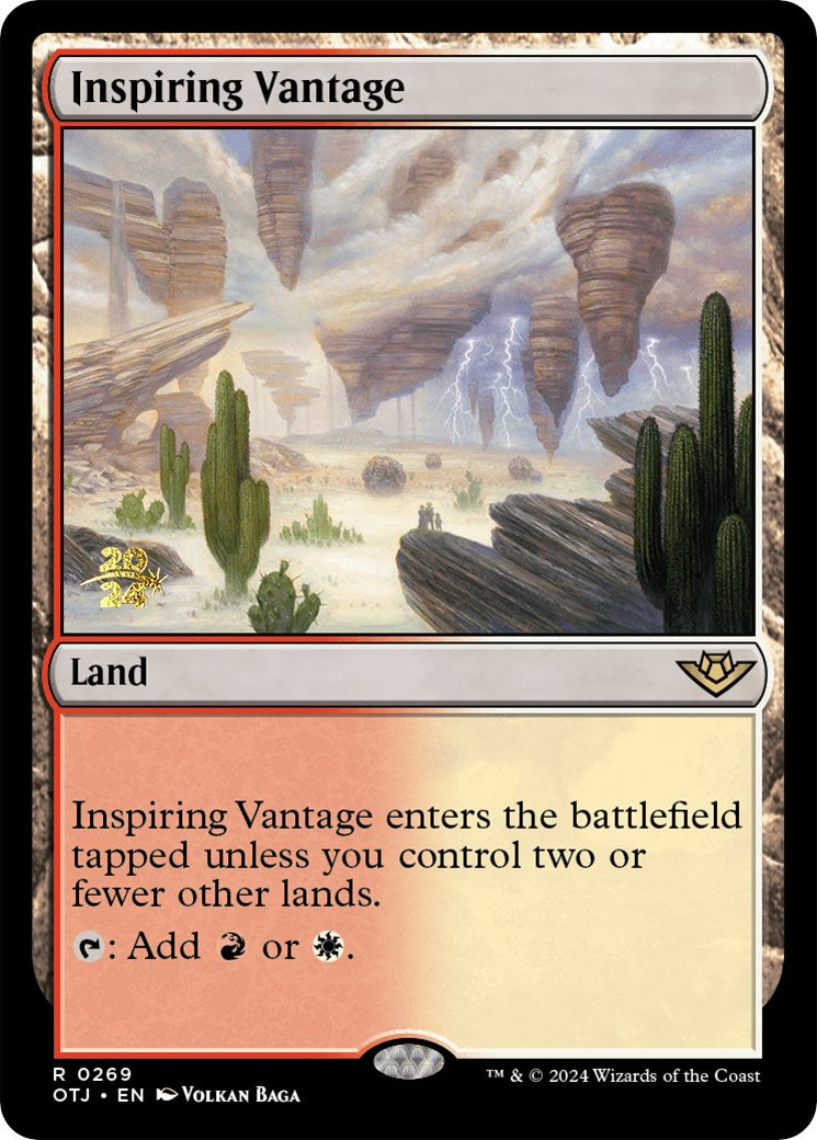 Inspiring Vantage (OTJ) [Outlaws of Thunder Junction Prerelease Promos]