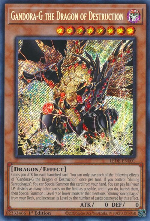 Gandora-G the Dragon of Destruction [LEDE-EN001] Secret Rare 