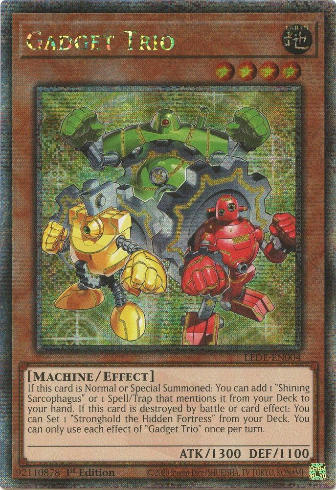 Gadget Trio [LEDE-EN004] Quarter Century Secret Rare 
