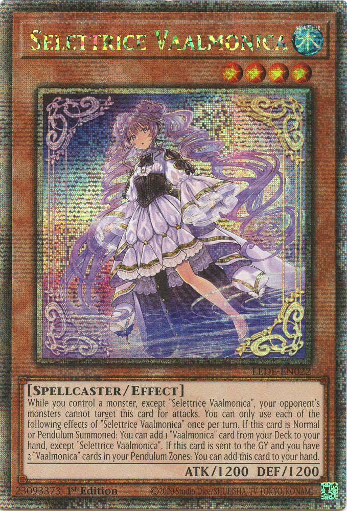 Selettrice Vaalmonica (Quarter Century Secret Rare) [LEDE-EN022] Quarter Century Secret Rare 