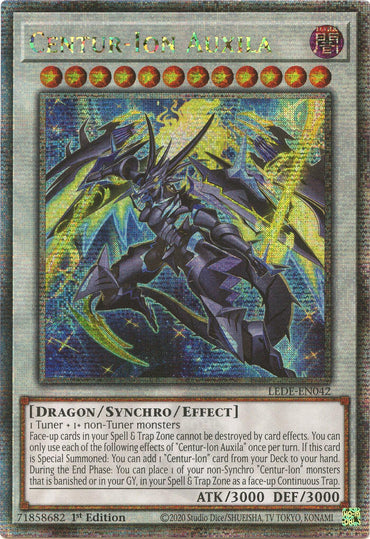 Centur-Ion Auxila (Quarter Century Secret Rare) [LEDE-EN042] Quarter Century Secret Rare 