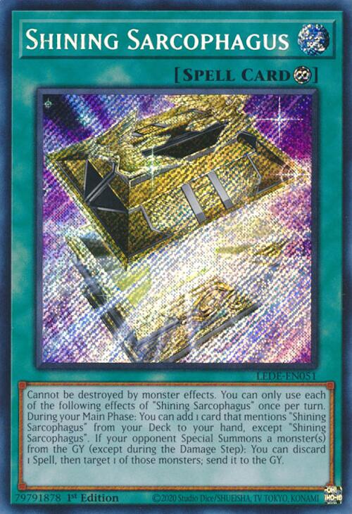 Shining Sarcophagus [LEDE-EN051] Secret Rare 