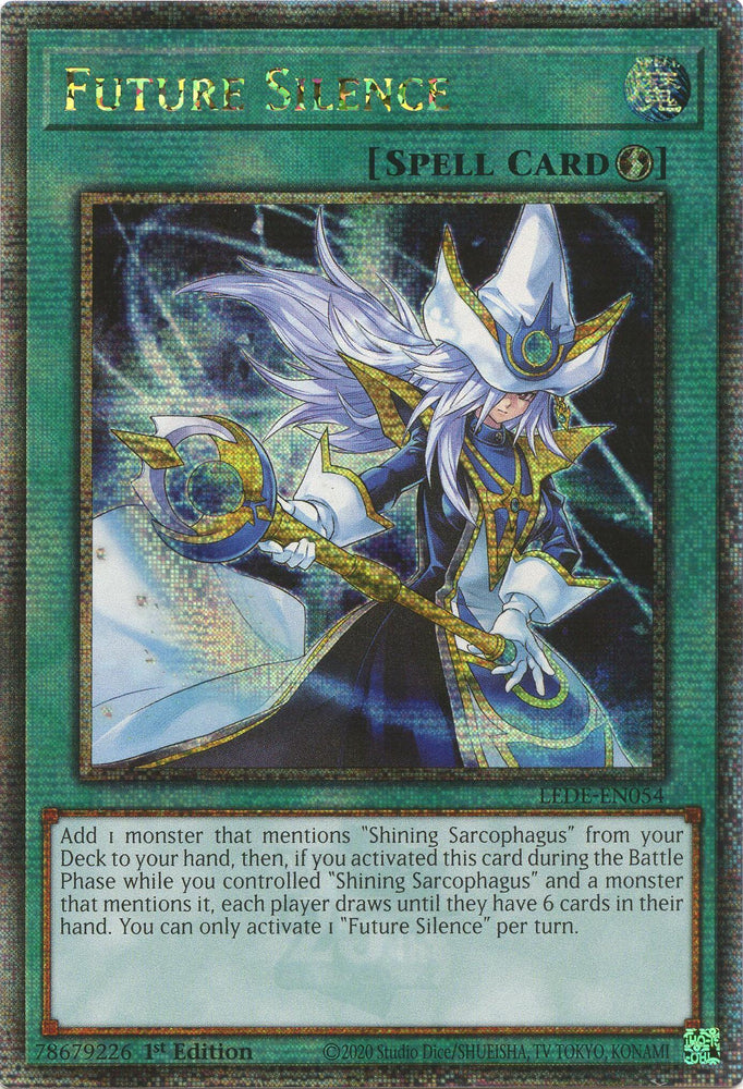 Future Silence (Quarter Century Secret Rare) [LEDE-EN054] Quarter Century Secret Rare 