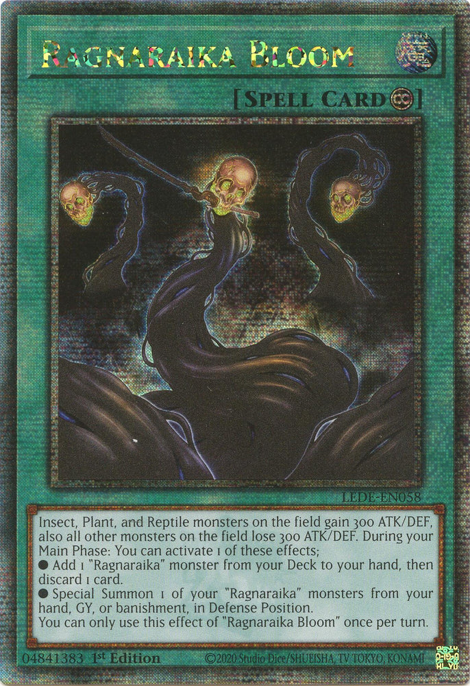 Ragnaraika Bloom (Quarter Century Secret Rare) [LEDE-EN058] Quarter Century Secret Rare 