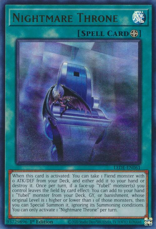 Nightmare Throne [LEDE-EN061] Ultra Rare 