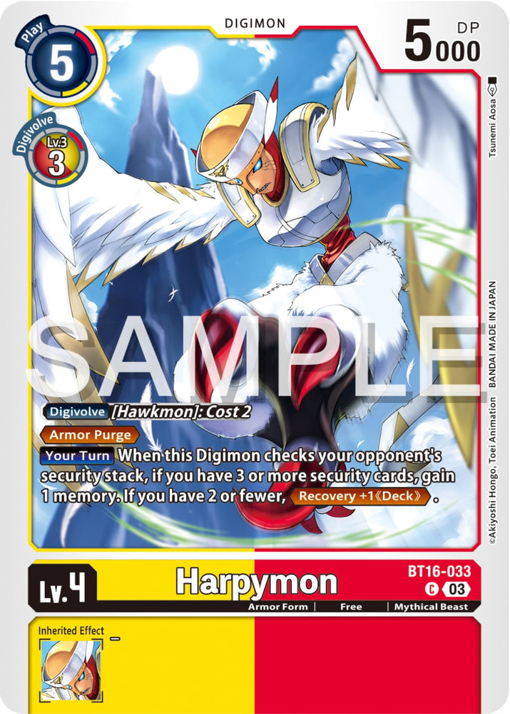Harpymon [BT16-033] [Beginning Observer] 