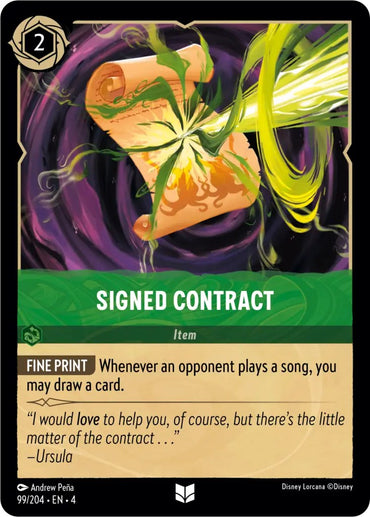 Signed Contract (99/204) [Ursula's Return] 